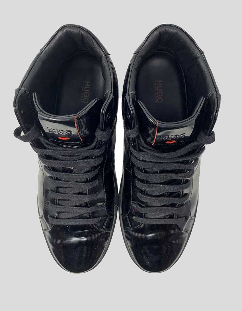 Hugo Boss Mens Black Sneakers Men 10US