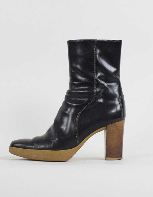 TOD's Black Ankle Boot Size 6.5