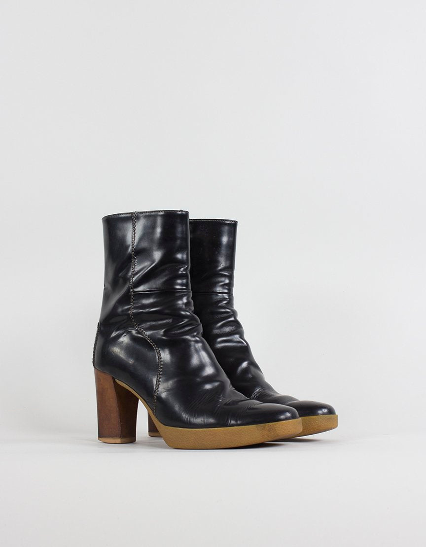 TOD's Black Ankle Boot - 6.5 US