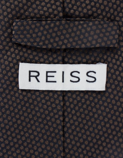 REISS Brown Tie - One Size