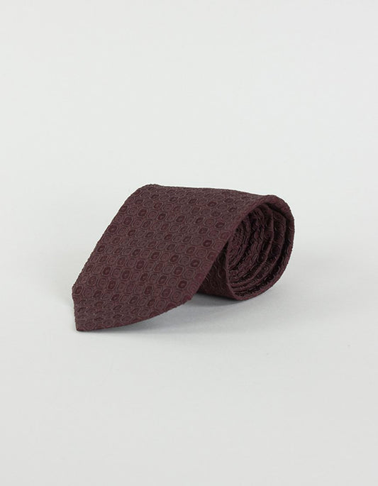 BOSS HUGO BOSS Burgundy Tie - One Size