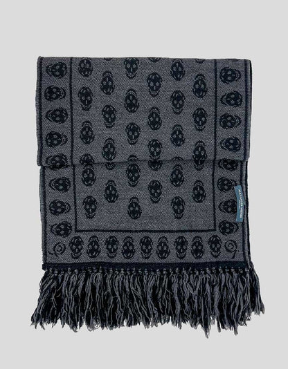 ALEXANDER McQUEEN Skull Wool Scarf - O/S