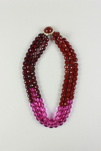 Kitson Three Strand Necklace