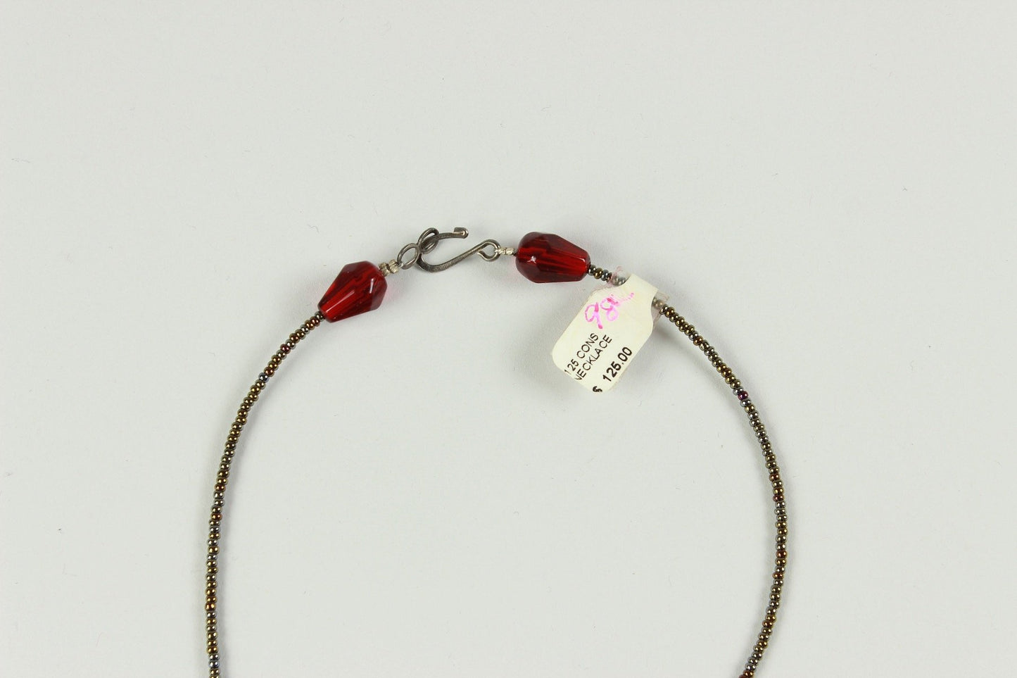 Theresa Goodall Necklace With Red Wooden Circles