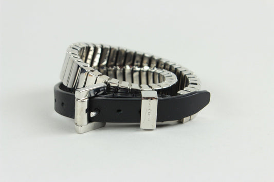 Michael Kors Leather Metal Wrap Bracelet