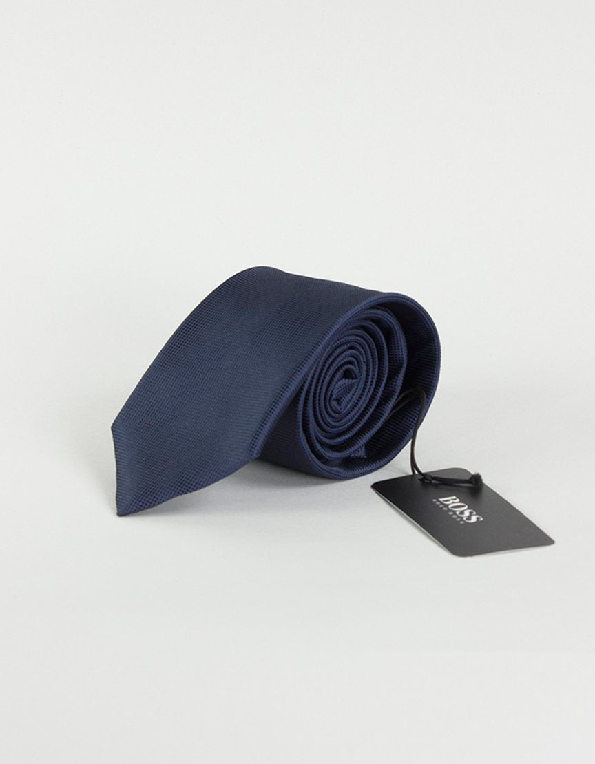 BOSS HUGO BOSS Navy Blue Tie w/ Tags - One Size