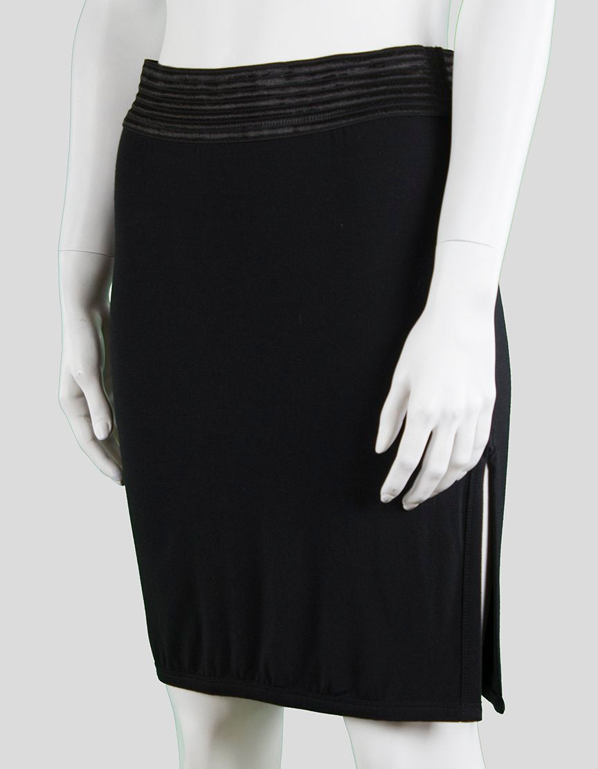 T By Alexander Wang Skirt Black Tube Small