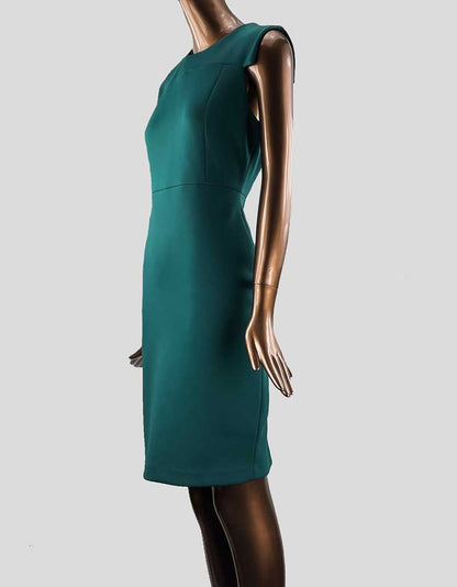Calvin Klein Green Dress With Back Zipper - 8 US LuxAnthropy Calvin Klein Green Dress With Back Zipper - 8 US LuxAnthropy
