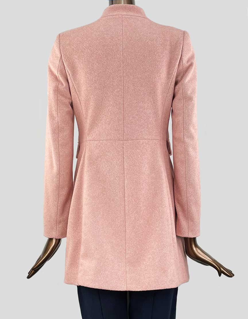 ZARA Tweed Overcoat - Small