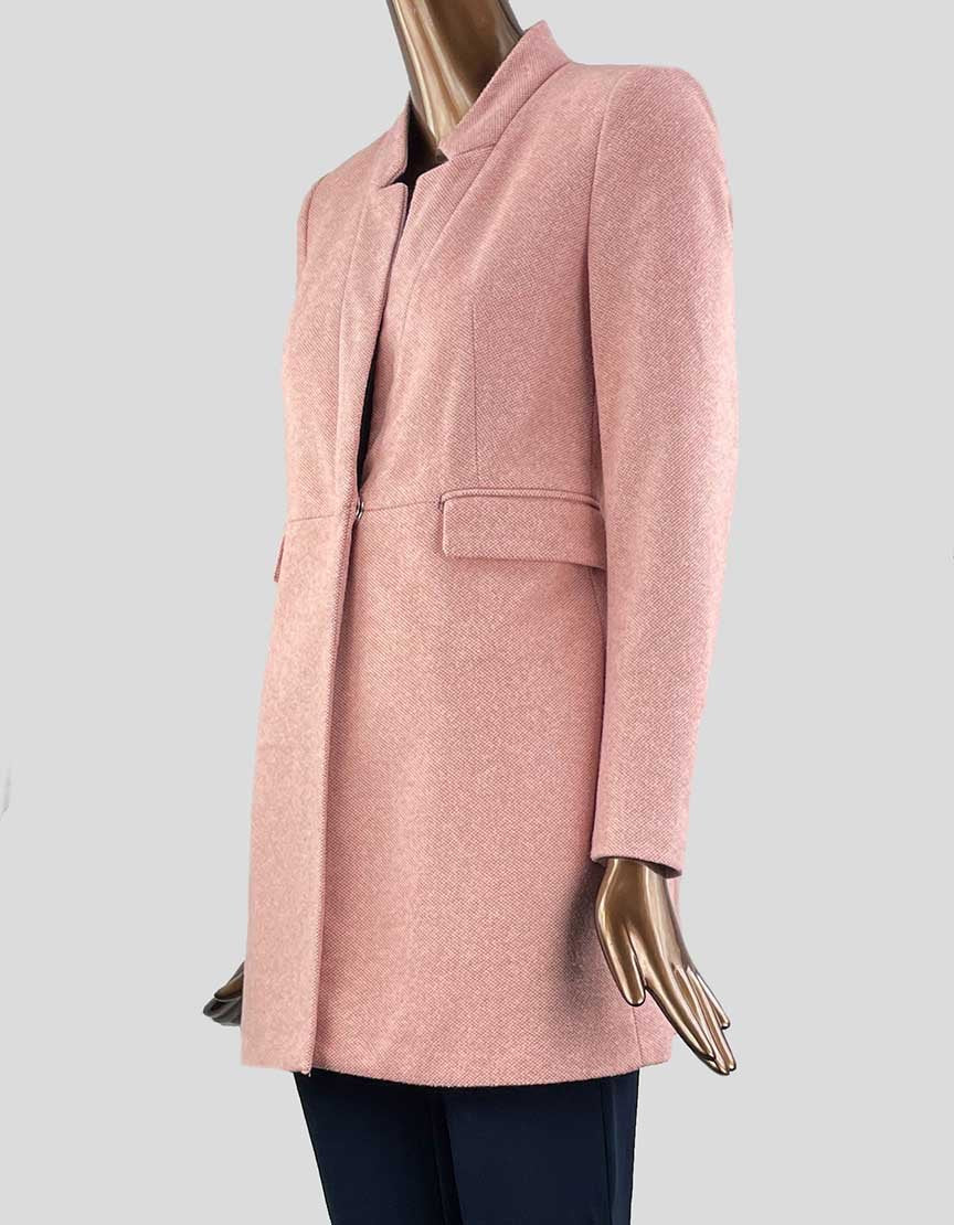 ZARA Tweed Overcoat - Small
