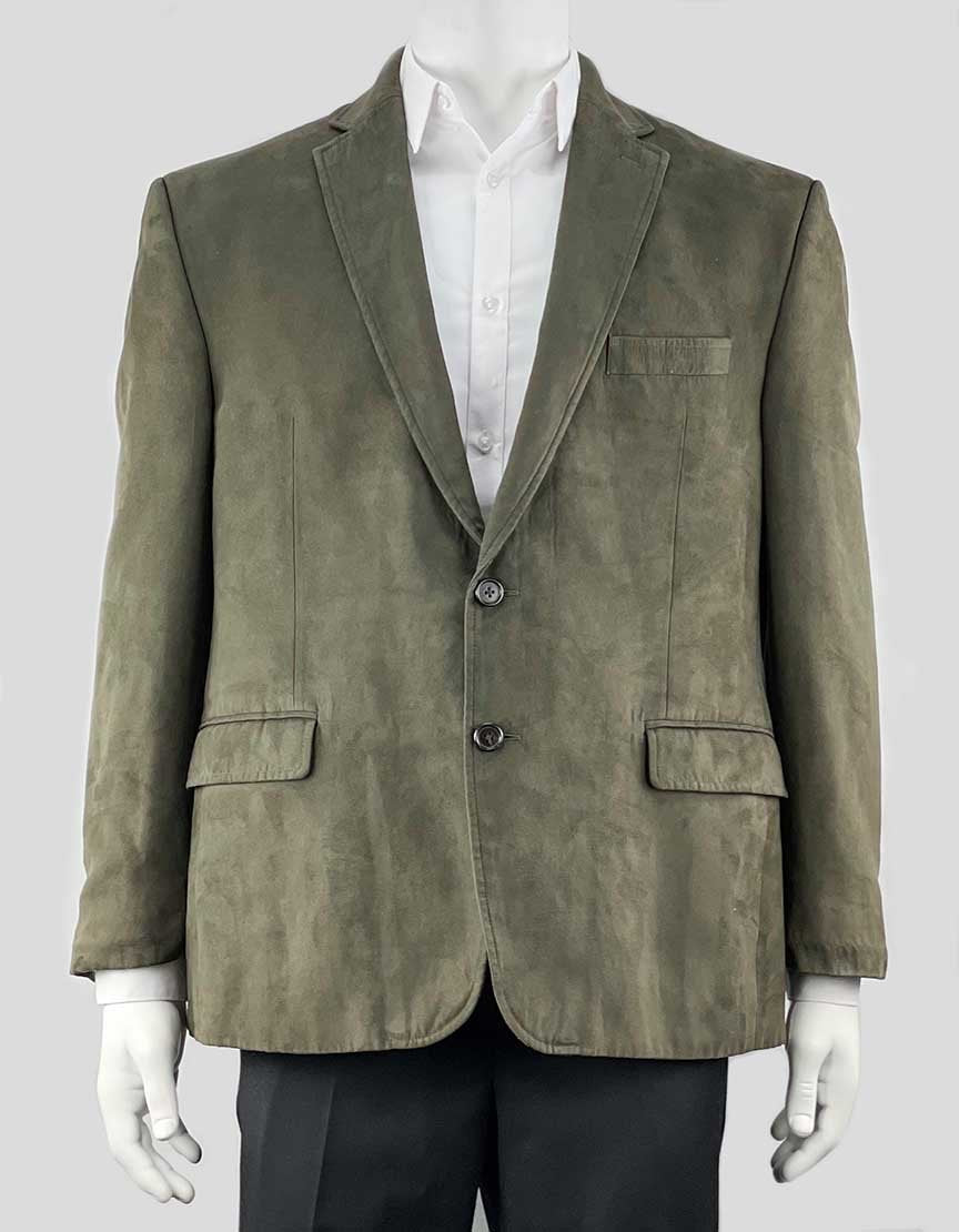 Lauren Ralph Lauren Men's Linley Faux Suede Blazer Size 46 R US