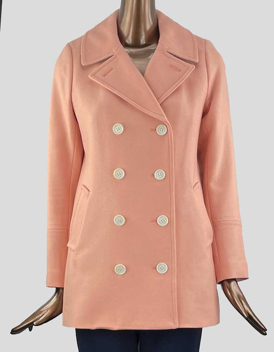 J. Crew Wool Peacoat Women In Peach Color - 2 US