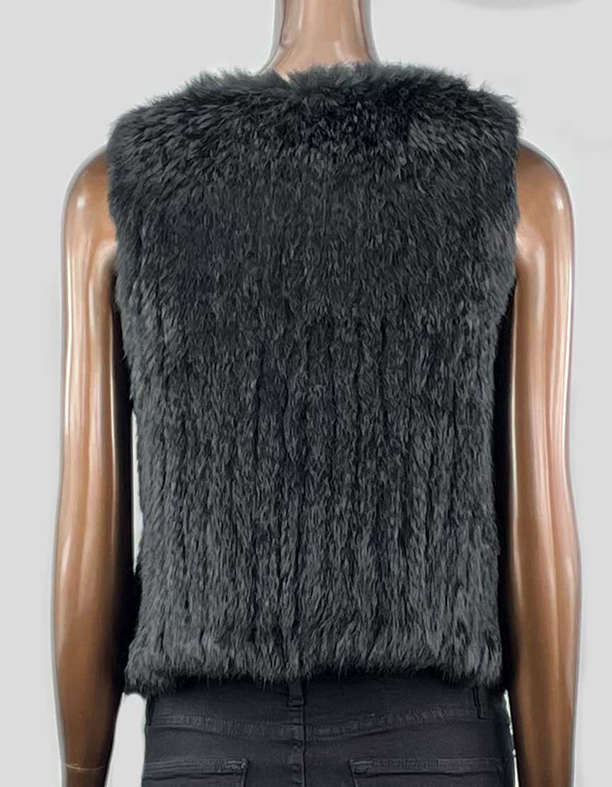 525 AMERICA Rabbit Fur Vest -  Small