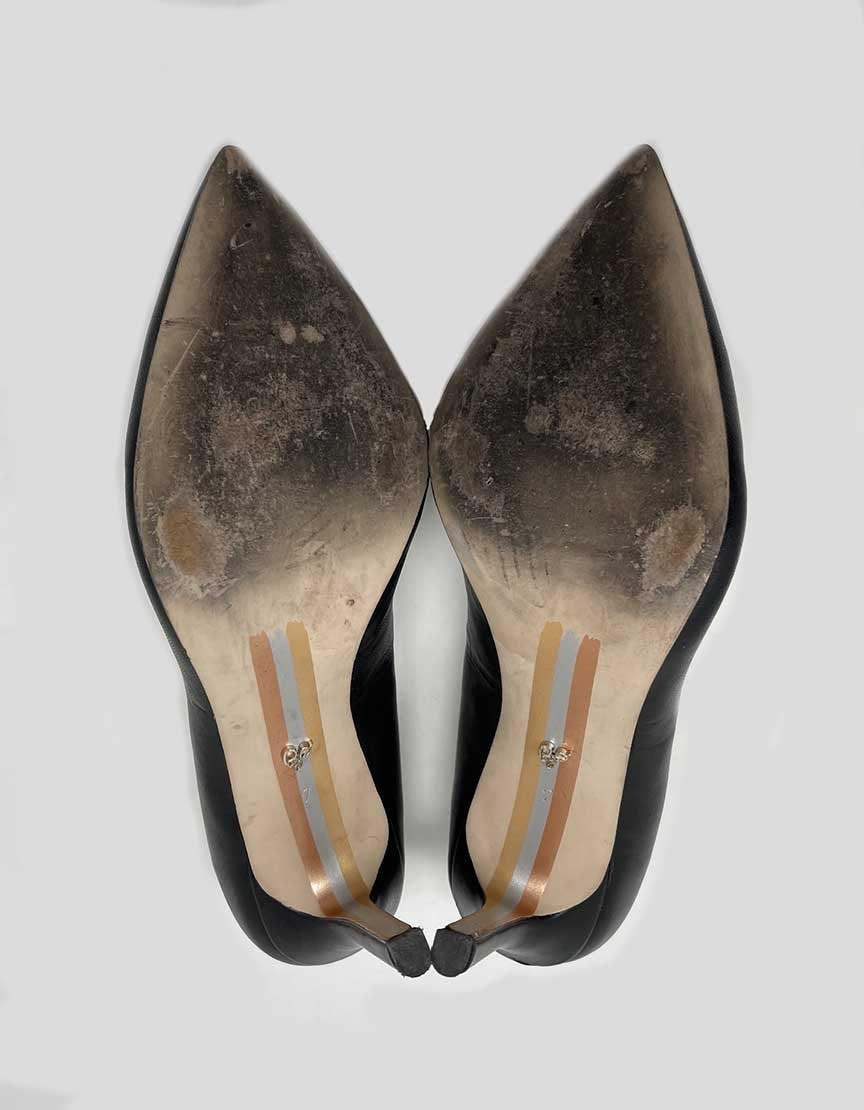 Sam Edelman Black Hazel Pointed Toe Heel 7M US