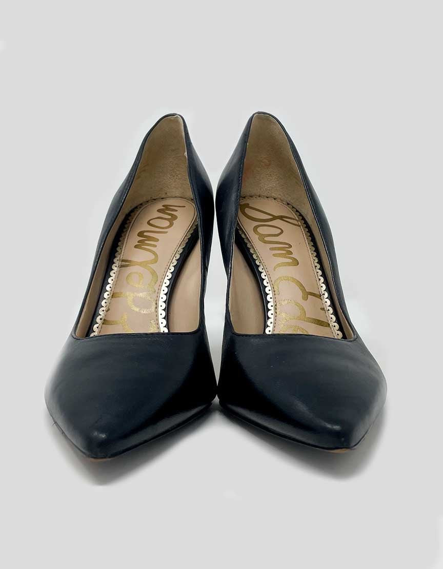 Sam Edelman Black Hazel Pointed Toe Heel 7M US