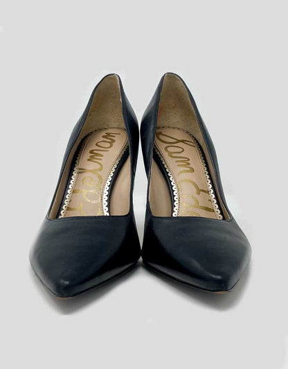 Sam Edelman Black Hazel Pointed Toe Heel 7M US