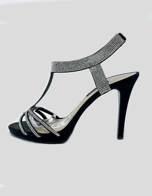 CAPARROS Rhinestone Evening Heels w/ Tags