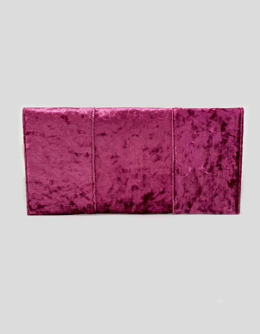 URBAN EXPRESSIONS Velvet Clutch Bag w/ Tags - One Size