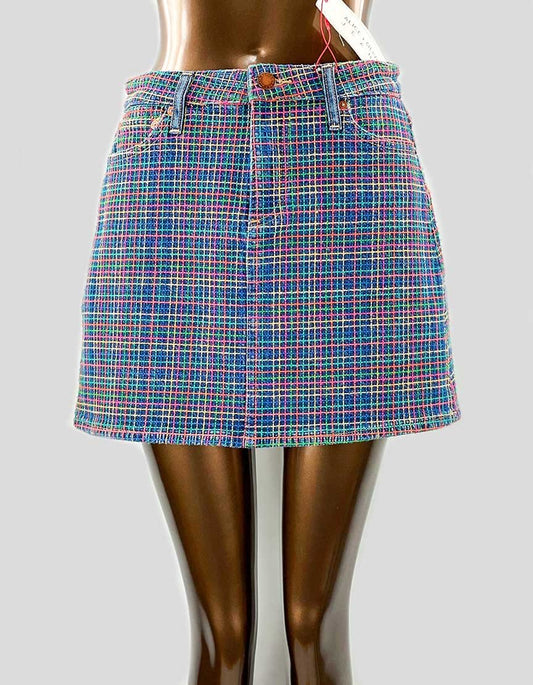 Alice + Olivia Jeans Mini Skirt - 26 US
