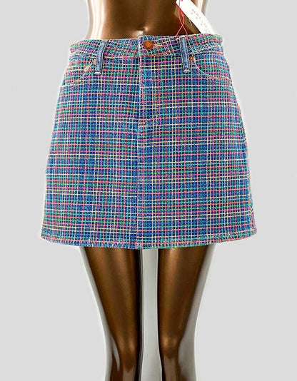 Alice + Olivia Jeans Mini Skirt - 26 US