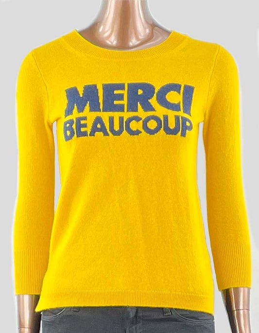 J. Crew Merci Beaucoup Cashmere Sweater Women XXS