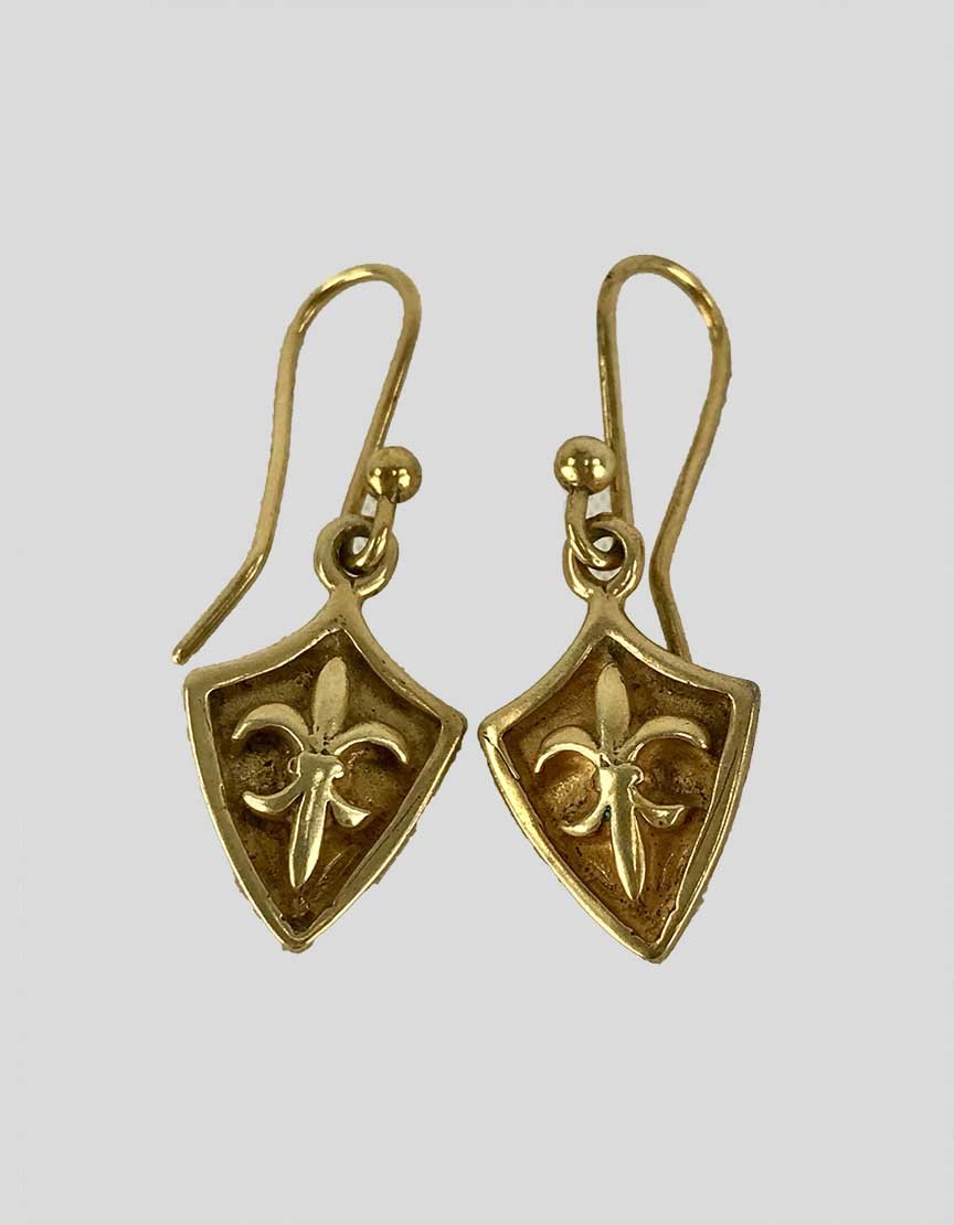 Kate Lindsay Gold Colored Earrings