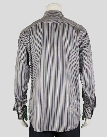 Boss Hugo Boss Grey Button Down Dress Shirt - 17-43 US LuxAnthropy Boss Hugo Boss Grey Button Down Dress Shirt - 17-43 US LuxAnthropy