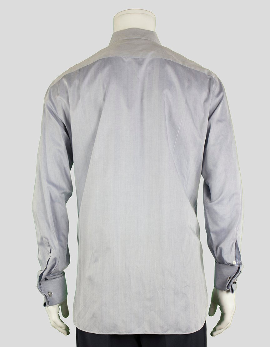 Ermenegildo Zegna Button Down Dress Shirt - 17 | 43 US Ermenegildo Zegna Button Down Dress Shirt - 17 | 43 US