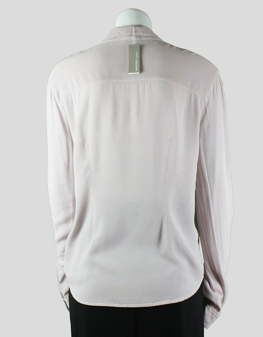 James Perse Women's Long Sleeved Button Down Blouse Size 3