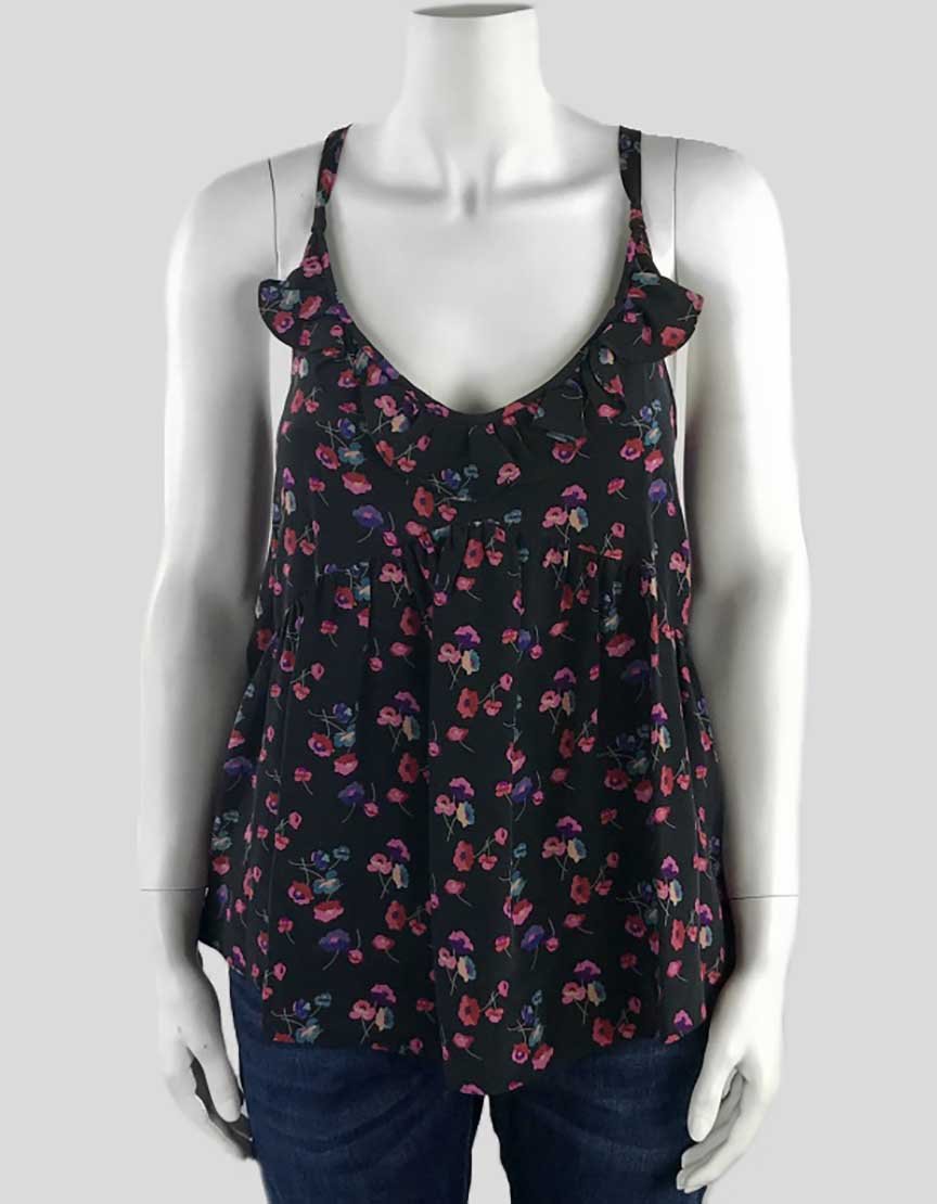 REBECCA TAYLOR Scoop Neck Silk Cami w/ Tags - 2 US