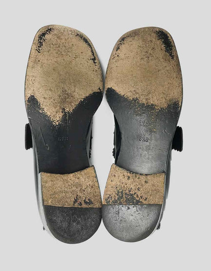 Gucci Black Square Toe Loafers Size 6.5B US