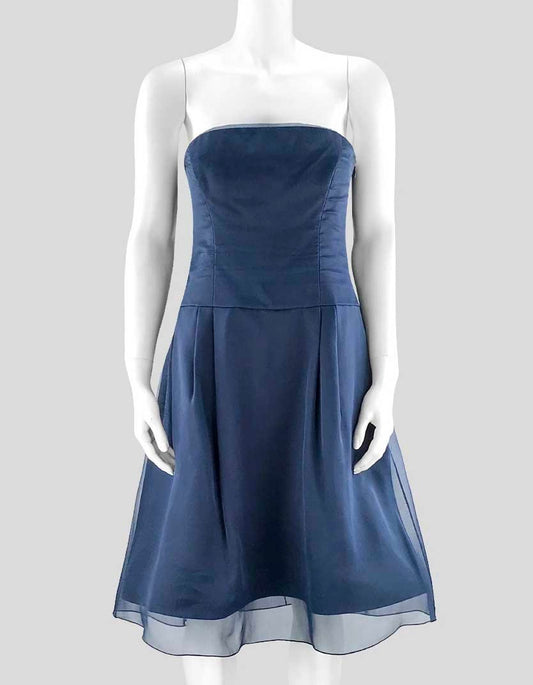 RALPH LAUREN BLACK LABEL Strapless Cocktail Dress - 4 US