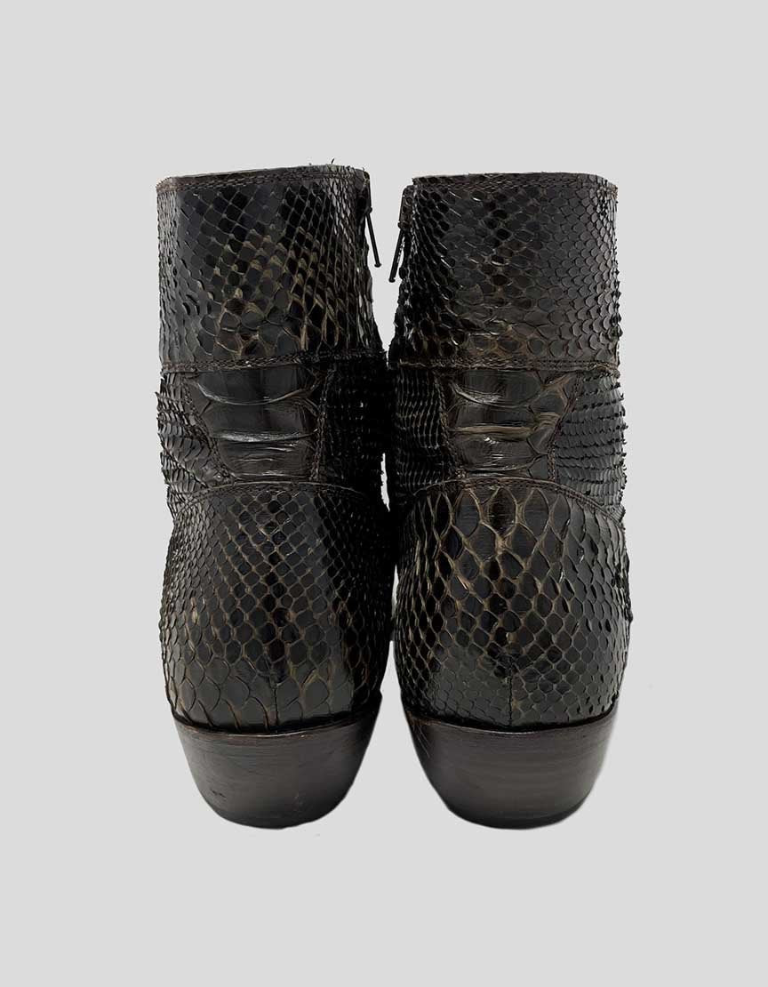 Gianni Barbato Python Boots Size 41.5 It