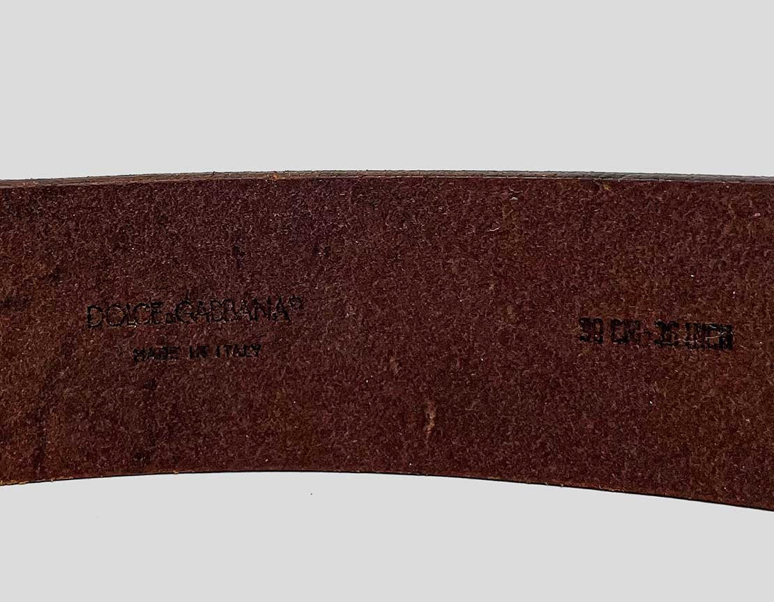 DOLCE & GABBANA Men's Belt - 36 US