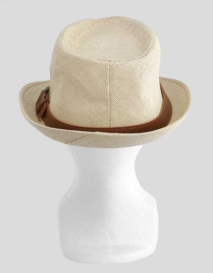 Brian Balthazar's Panama Style Fedora Straw Sun Hat Size Large