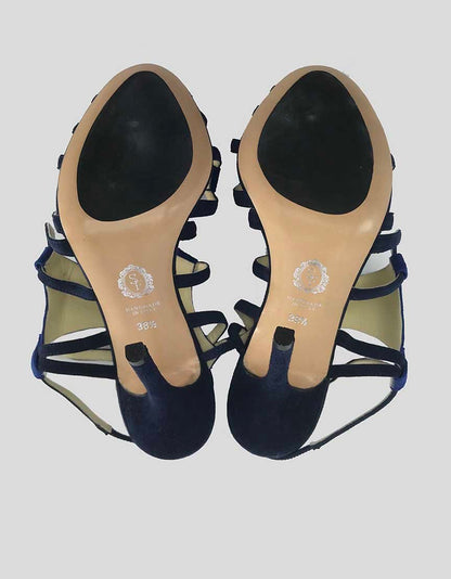 Sarah Flint Slingback Heel Sandals - 37.5 IT | 7.5 US