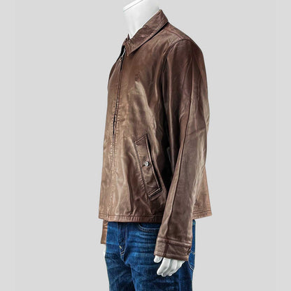 Polo Ralph Lauren Lambskin Leather Jacket - Large