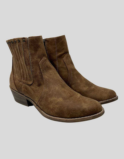 Blowfish Malibu brown vegan leather ankle boots - 8.5 US