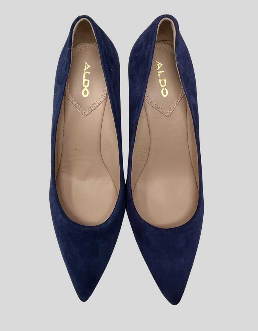 ALDO Seirith Pumps in Blue Suede - 7 US