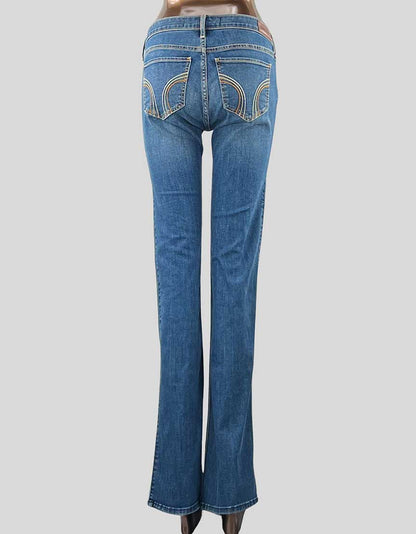 Hollister high rise bootcut jeans sales