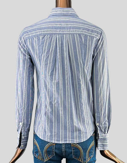 Banana Republic Chambray Button-Front Shirt - X-Small