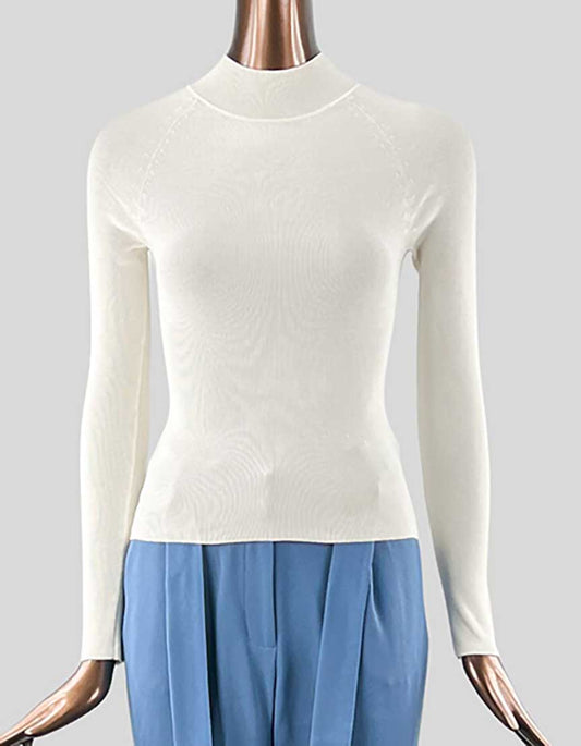 Banana Republic Mock-neck Knit Sweater - X-Small