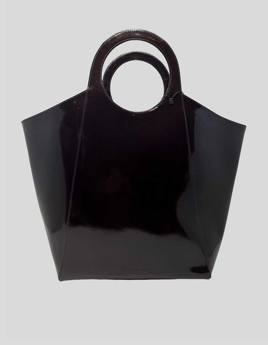 EMPORIO ARMANI Patent leather Tote Bag