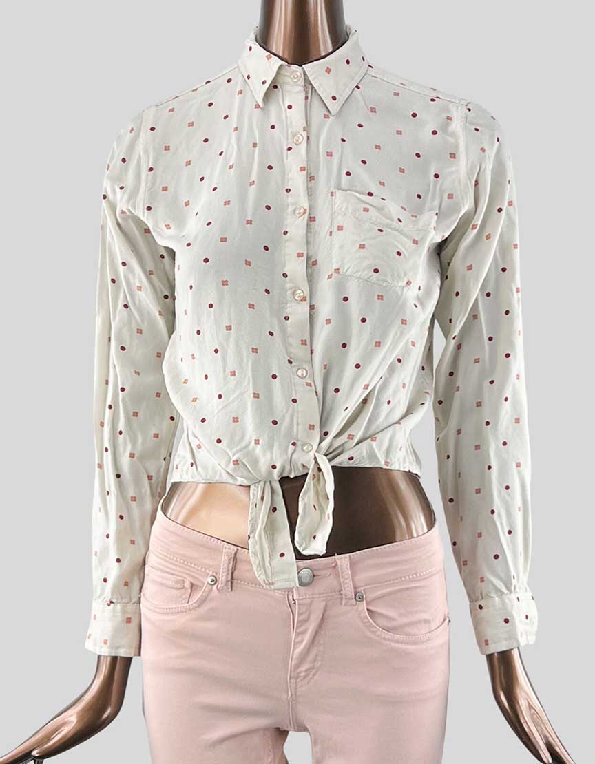 Japna beige button-up shirt - X-Small