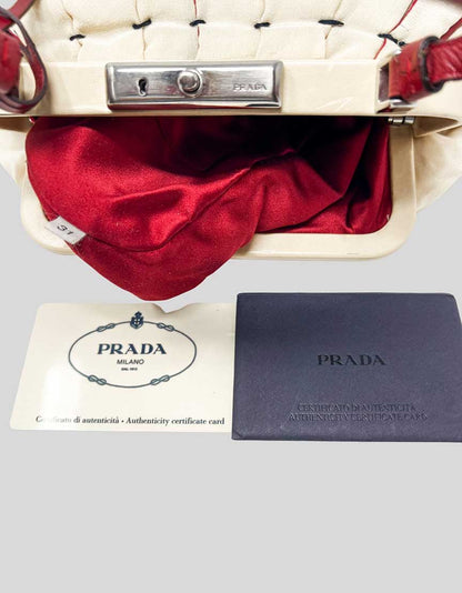 PRADA Vintage Crepe Handbag