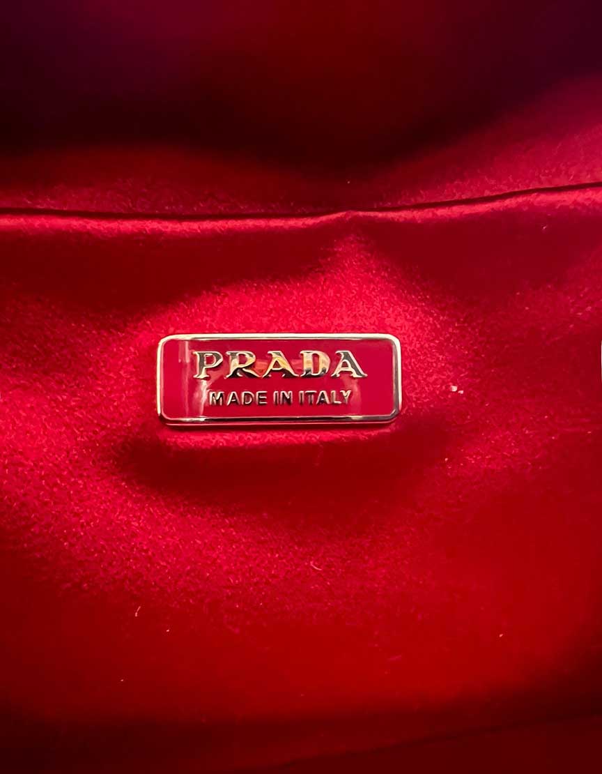 PRADA Vintage Crepe Handbag