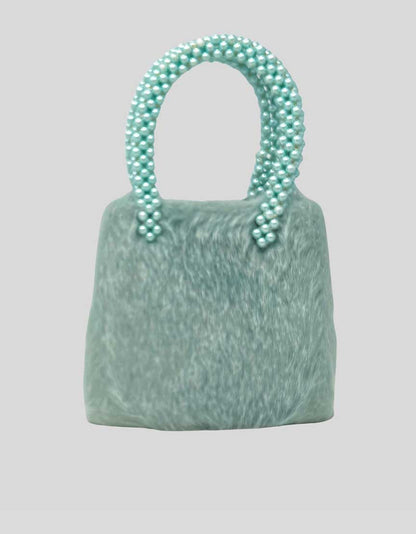 SHRIMPS Una Faux Fur Bag