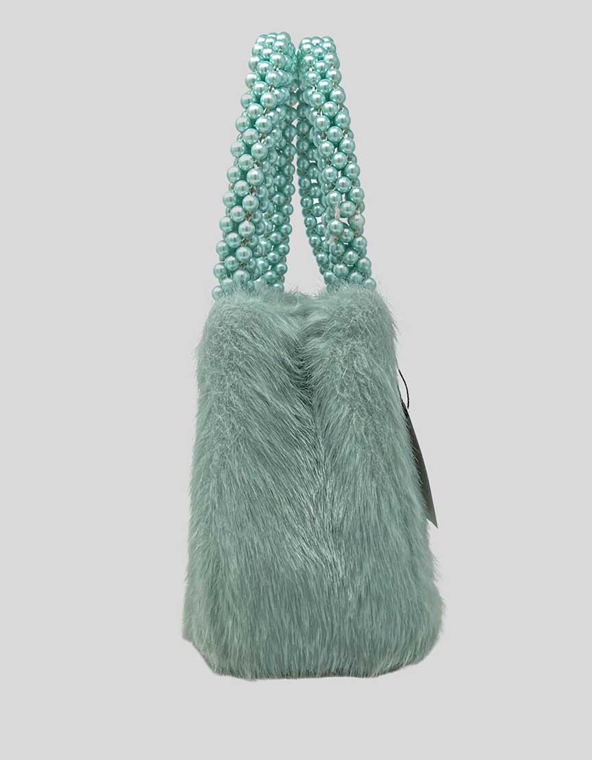 SHRIMPS Una Faux Fur Bag