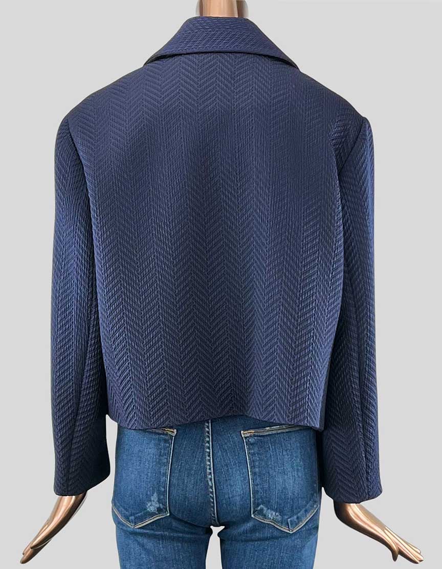 Vince Camuto Cropped Front Pocket Jacket - X-Large