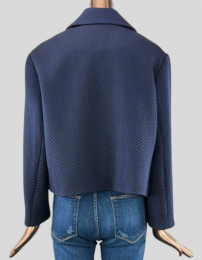 Vince Camuto Cropped Front Pocket Jacket - X-Large